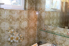 Dusche mit WC