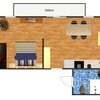 Photo of Studio, douche, WC, woon- slaapruimte
