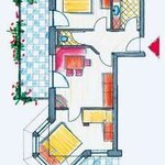 Photo of Apartment, shower, toilet, 2 bed rooms