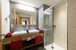 bathroom in the apartment Kreuzkogel
