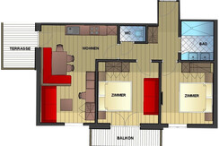 floor plan - apartment Panorama