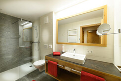 bathroom in the apartment Romantik