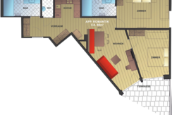 floor plan - apartment Romantik