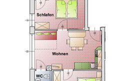 Appartement B3, Skizze