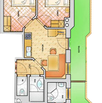 Photo of apartment/3 bedrooms/shower, WC