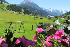 Blick vom Balkon