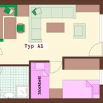 Photo of Apartment/1 Schlafraum/Bad, WC Typ A1 | © Köstinger Immobilien GmbH
