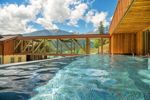 Ausblick Pool Sommer