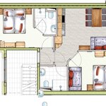 Bild von Großes Appartement Plus mit 2 Schlafzimmer