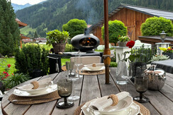 Essen im Garten