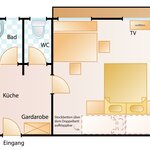 Bild von Appartement 1 Schlafzimmer