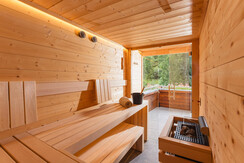 Gemütlichkeit Sauna Aussicht