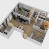 Photo of Apartment, separate toilet and shower/bathtub, balcony