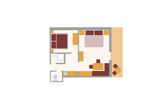 Appartement QUARTETT - Skizze