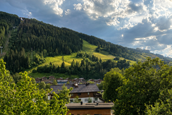 Ausblick Balkon