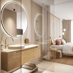 Photo of Hotel suite, bath, toilet, 2 bed rooms