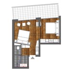 Photo of Junior suite, separate toilet and shower/bathtub, 2 bed rooms