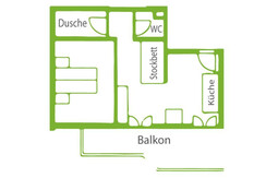 Grundriss Berglilie
