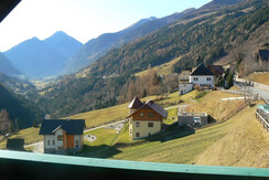 Blick in´s Tal vom Balkon