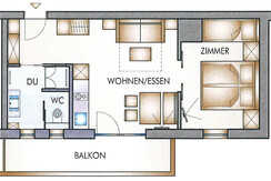 Grundriss 2 Typ Klingspitz