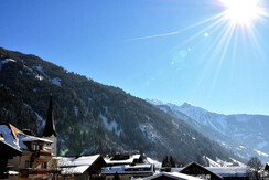 Ausblick Zimmer Pension Posauner