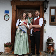 Anna & Rupert mit Rupi & Sophie