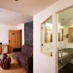 Photo of Family room, shower and bath, toilet, 1 bed room