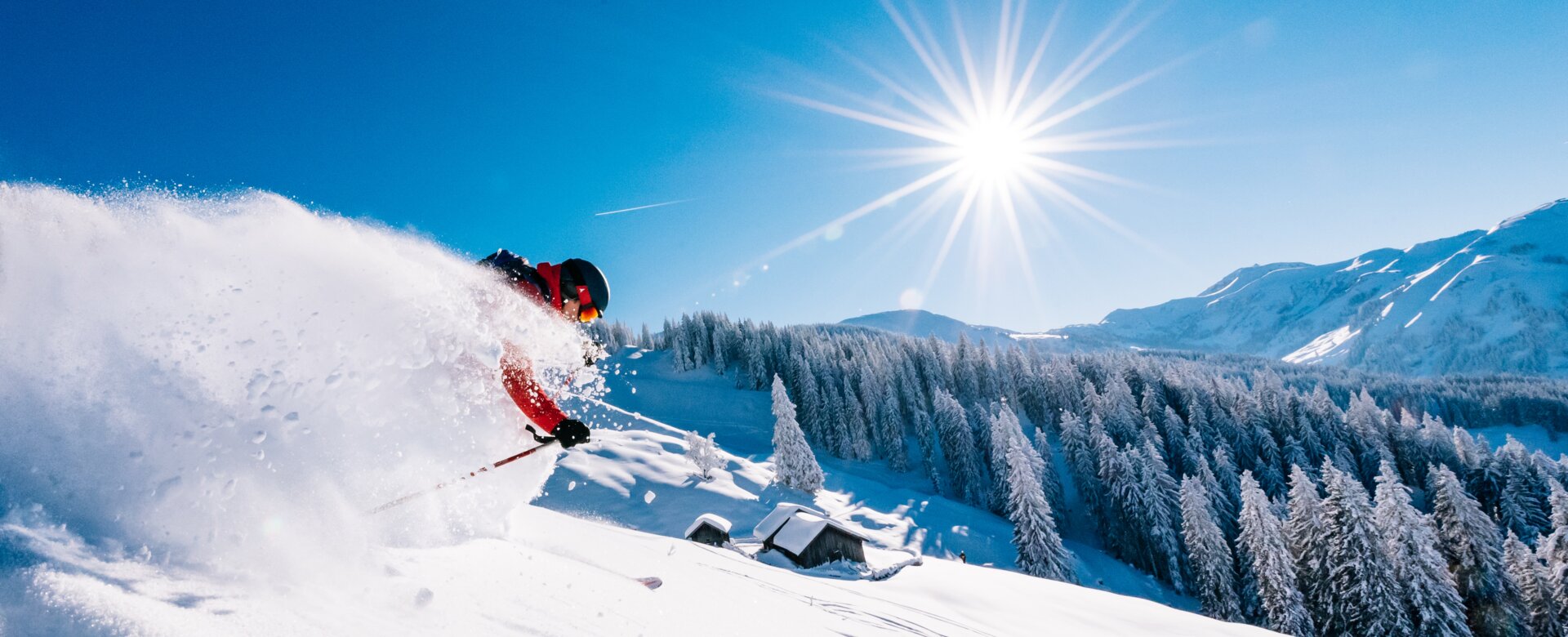 Deep powder runs in the beautiful landscapes of Ski amadé